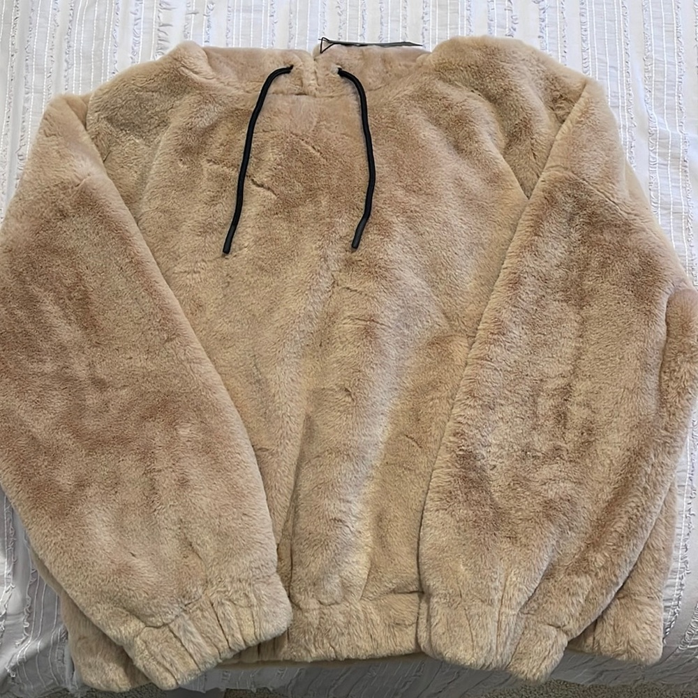 Hooded Fluffy Jacket